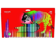 Fiberpen Penol smulkus asortimentas. spalvos (30 vnt. pakuotė)