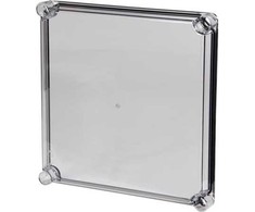 FIBOX dangtelis EK polikarbonatas 280 x 280 x 30 mm skaidrus su varžtais