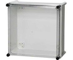 FIBOX Dangtelis SOLID P polikarbonatas 300 x 300 x 45 mm skaidrus IP66 be varžtų
