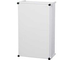 FIBOX Dangtelis SOLID P poliesteris 300 x 300 x 45 mm pilkas IP67 be varžtų