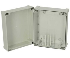 Fibox Korpusas, ABS pilkas dangtelis 5814053 Universali spintelė 289 x 239 x 147 ABS pilkai balta (RAL 7035) 1 vnt.