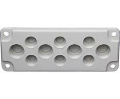 Fibox Flanšas MB10016-PM 6XPG16+4XPG21 komplektas
