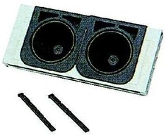 Fibox Kabelio įvado flanšas SLN dydis 320 2x75mm