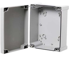 Fibox Dėžė TEMPO 130 x 95 x 65 ABS pilkas dangtis su metriniu žymėjimu