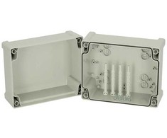 Fibox Dėžė TEMPO 201 x 163 x 138 ABS pilkas dangtis