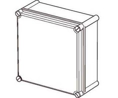 FIBOX dėžutės pagrindas EK polikarbonatas 280 x 280 x 100 mm be flanšo angų
