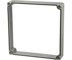 FIBOX tarpinis polikarbonato rėmas 280 x 280 x 50 mm pilkas EK su varžtais