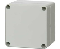 FIBOX montavimo dėžutė, polikarbonato, 80 x 82 x 65 mm, su pilku dangteliu, IP 66 ir IP 67, Euronord serijos