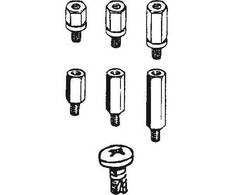Fibox Tvirtinimo varžtas 6x11 mm savisriegis