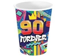 Fiesta 90-ųjų „Forever“ popierinis puodelis