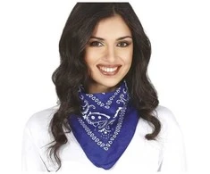 Fiesta Mėlyna bandana