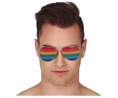 Fiesta Akiniai nuo saulės „Rainbow“ tinklelis, sidabriniai