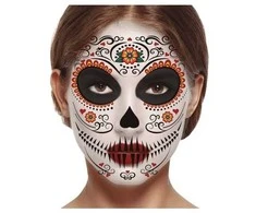 Fiesta Katrinos veido tatuiruotės