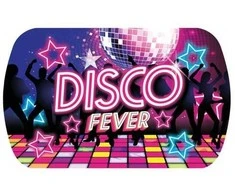 Fiesta „Disco Fever“ serviravimo padėklas