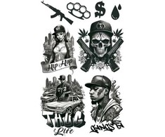Fiesta Gangsterių tatuiruotės