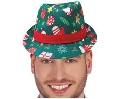 Kepurė Fiesta Žalia kalėdinė skrybėlė