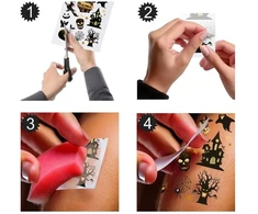 Fiesta Helovino tatuiruotės 1