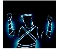 Fiesta Baltas LED laidas