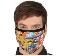 Fiesta Kapow veido kaukė, 3 sluoksnių