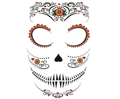 Fiesta Katrinos veido tatuiruotės