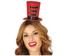 Fiesta Majorette kepurė ant plaukų juostos