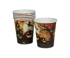 Fiesta Moliūgo formos popierinis puodelis, 240 ml