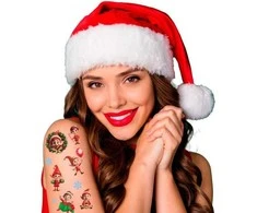 Fiesta Kalėdų Senelio tatuiruotės