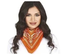 Fiesta Oranžinė bandana