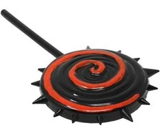 Fiesta Raudonas ir juodas ledinukas ant pagaliuko, 20 cm