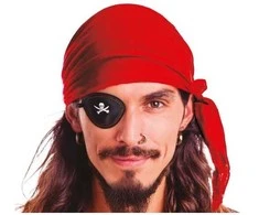 Kepurė Fiesta Raudona pirate bandana