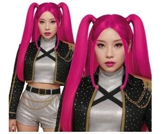Fiesta Rožinė K-pop wig