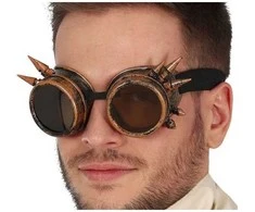 Fiesta Steampunk akiniai su smaigaliais