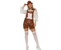 Fiesta Tirolio lederhosen, šviesiai ruda