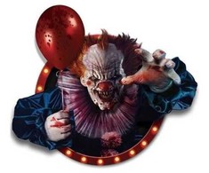 Fiesta Sieninė dekoracija „Spooky clown“