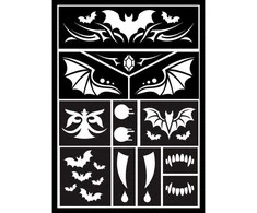 Fiesta Vampyro makiažo šablonas