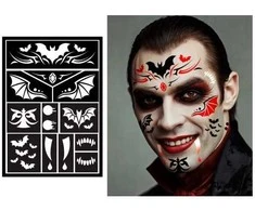Fiesta Vampyro makiažo šablonas