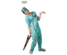 Fiesta Zombio chirurgo kostiumas