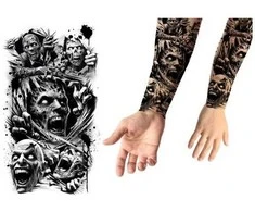 Fiesta Zombių tatuiruotė