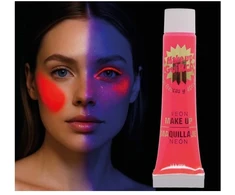 Fiesta Neon raudonas UV makiažas, 10 ml