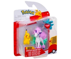 Pokémon - kovos figūrėlių 3 vnt. pakuotė - Pikachu, Gible ir Ponyta (PKW4097)