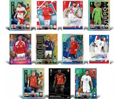 Kolekcinis futbolo kortelių rinkinys Topps MATCH ATTAX EURO 2024, 10 vnt.