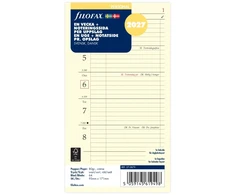 Filofax Personal 2027 papildymas, savaitė puslapyje + užrašai, švedų/danų/norvegų kalbomis