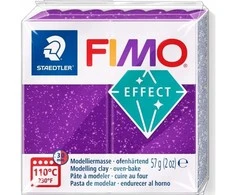 Modelinas Fimo, 56g, švytintis violetinės spalvos