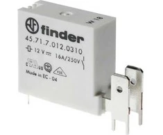 „Finder 45.71.7.024.0310“ spausdintinės plokštės relė 24 V/DC 16 A 1 x NO kontaktas 1 vnt.