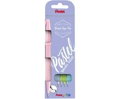 Teptukas-ženkliukas Pentel SES15P-4 PASTEL - (4 vnt.)