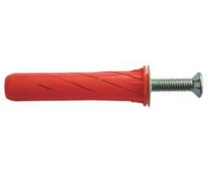 Fischer tuščiavidurės sienos kaištis, raudonas, uhj - „Powerknot“ rozetė 5x55 su įleidžiama galvute, 25 vnt., 5-18 mm, TX25