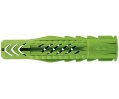 Fischer Univ. kaištis UX Žalias 6 x 50 R su žiedeliu 40 vnt.