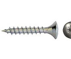 Fischer Santechnikos varžtas 5,5x50 mm - pilnas sriegis A2, UH plokščia galvute PZ-2, 10 vnt. pakuotė