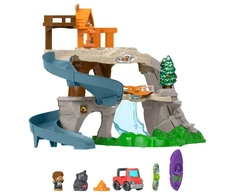 Fisher-Price Little People Wielka górska przygoda Tor Čiuožykla Rinkinys su figurkami i pojazdem