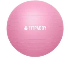 Fitpaddy Pilateso kamuolys 65 cm, rožinis leidimas